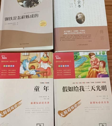 《童年》《假如给我三天光明》《傅雷家书》《...
