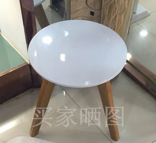 北欧茶几烤漆茶几创意个性椭圆茶几简约现代小...