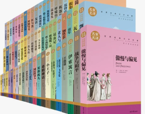 世界经典文学名著全套63册正版书 傲慢与偏...