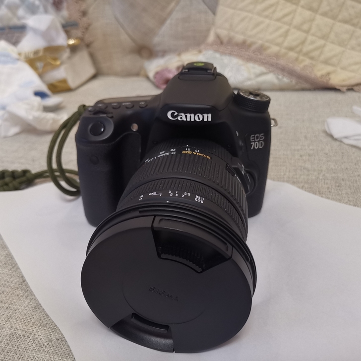 佳能70D机身+适马SIGMA DC 17...