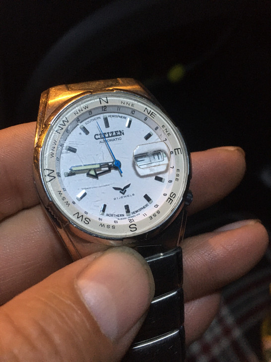 西铁城手表机 械手表 男士不锈钢手表 自动...