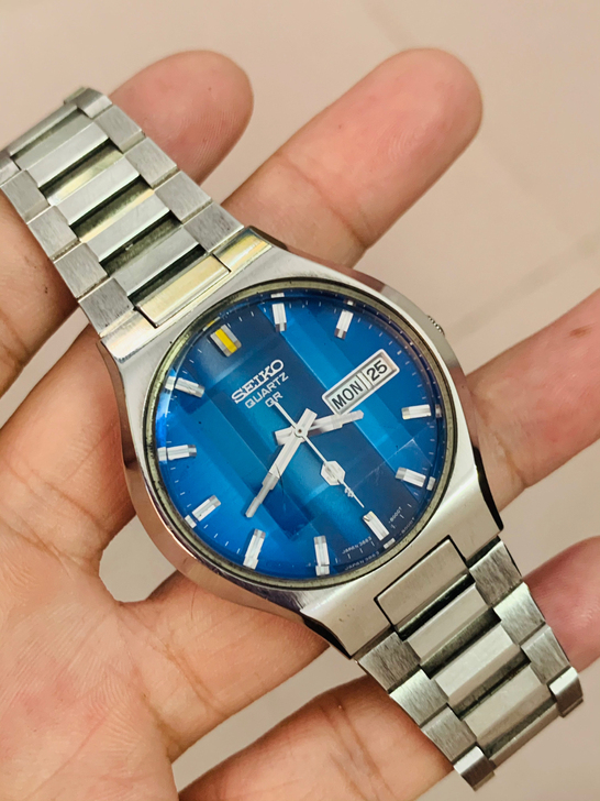 精工石英王 单晶 海外回来 该款颜色非常少