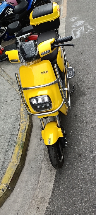 七星豹、国标车。前后碟杀。续航里程可以达到...