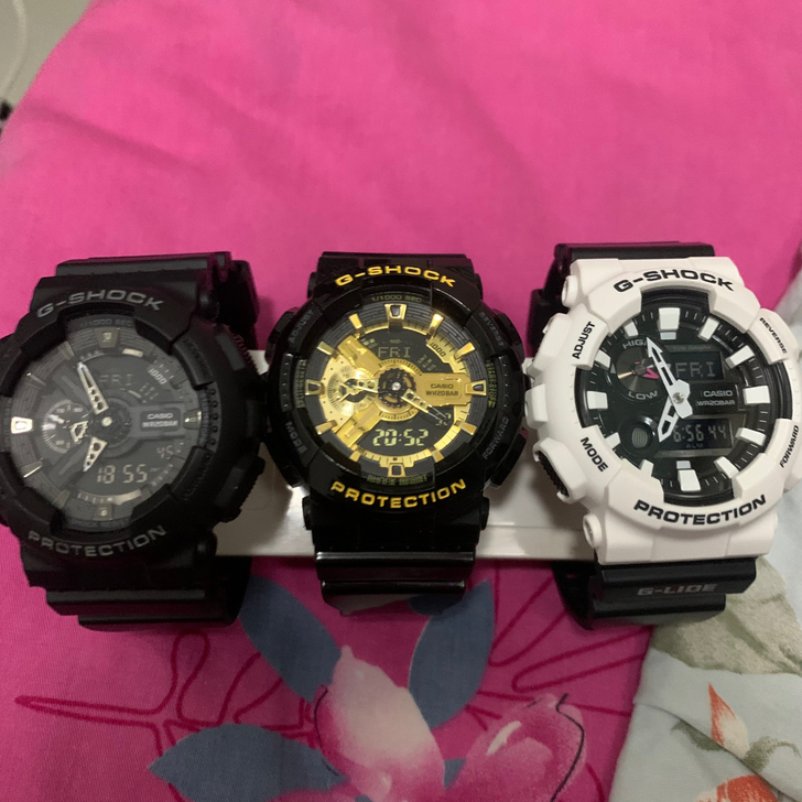 G-SHOCK卡西欧 三块配色包邮 99新
