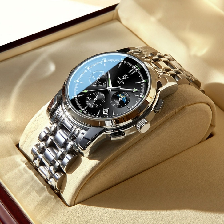 全新 进口手表6针 日历功能,月相功能,...