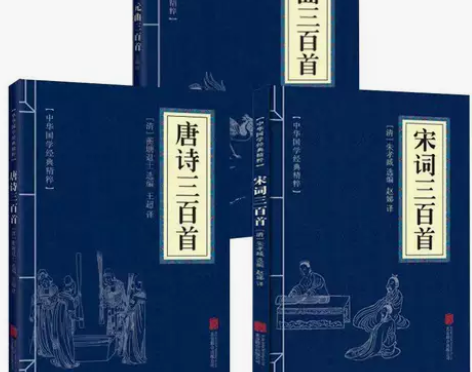 正版唐诗三百首+宋词三百首+元曲三百首(全...