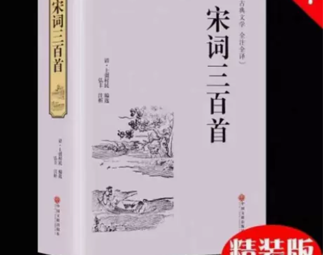 【足本无删减】宋词三百首正版精装全集全注全...