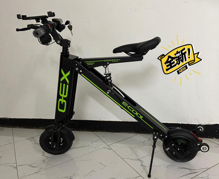 QEX折叠电动车上班代步神器,小巧轻便不占...