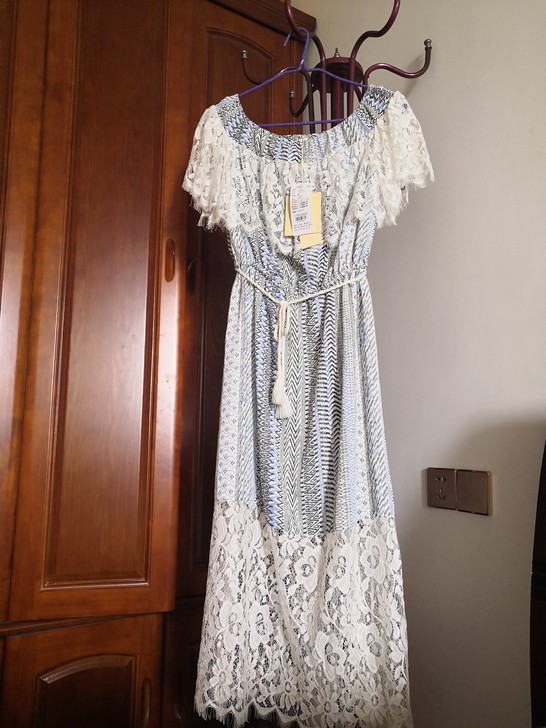 碎花长裙荷叶边连衣裙 裙型：荷叶边裙 组合...