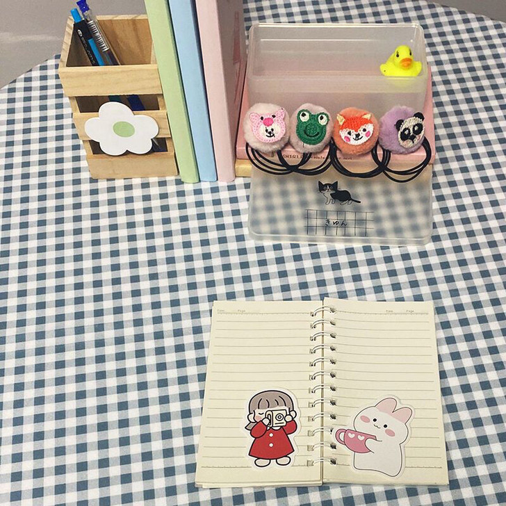 少女心桌布防水防烫防油免洗pvc茶几台布i...