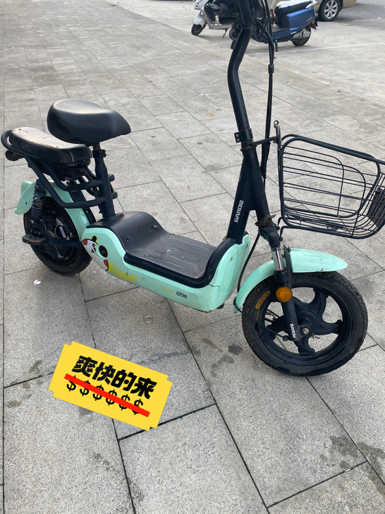 轻便时尚小踏板电池不到一年，新充电器