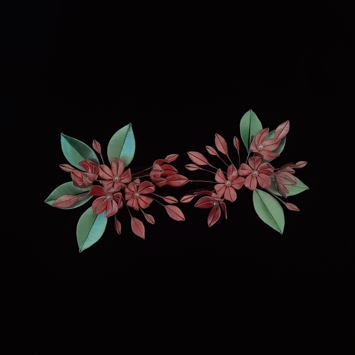 原创白菜缠花发簪小花花汉服发饰快来康康吧