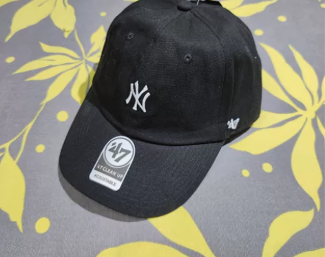 迷你标mlb小标ny软顶棒球帽，超酷男女同...