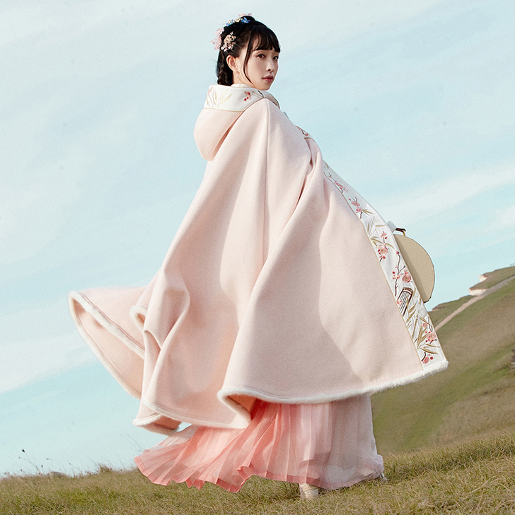 【十三余 小豆蔻儿】[琴师]绣花长短款连帽...