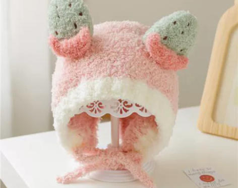 宝宝毛绒帽全新，三个月到两岁都可以戴。四个...