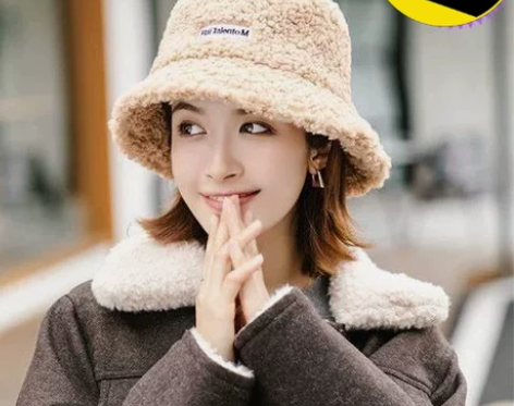 高品质 超显瘦网红毛绒帽女秋冬羊毛针织日系...