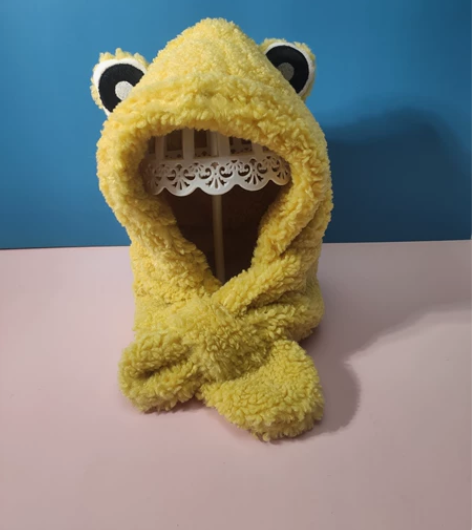 清仓包邮  儿童帽子围巾一体冬季男童女童毛...