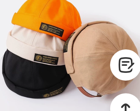 薄款帽子无檐瓜皮帽地主帽男街头潮人嘻哈帽子...