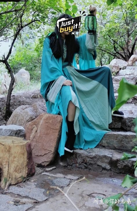 五五年原创汉服 墨绘