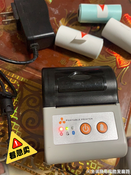 闲置 蓝牙小型打印机 打印条码 ...