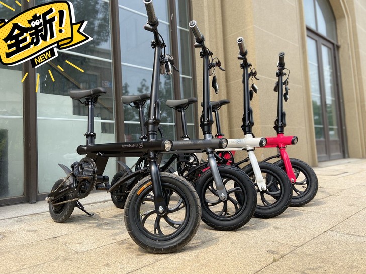 4s店合作奔驰折叠助力电动自行车 锂电车