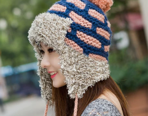 帽子女雷锋帽冬季冬天护耳骑车骑行韩版潮羊毛...