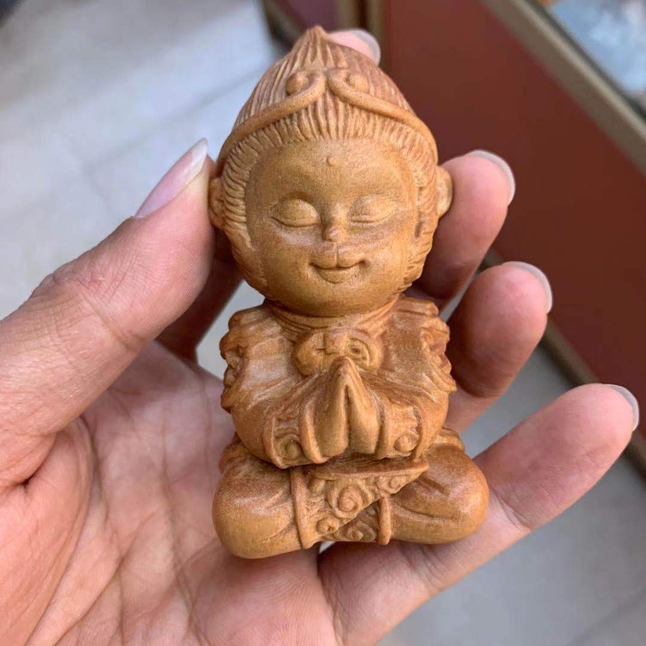 正宗印度老山檀香摆件孙悟空老山檀手把件猴子...