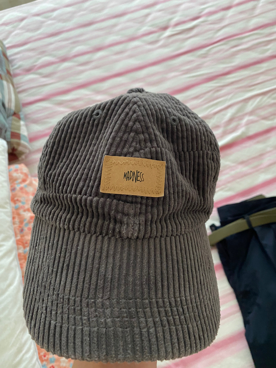 madboys 余文乐20秋冬灯芯绒棒球帽...