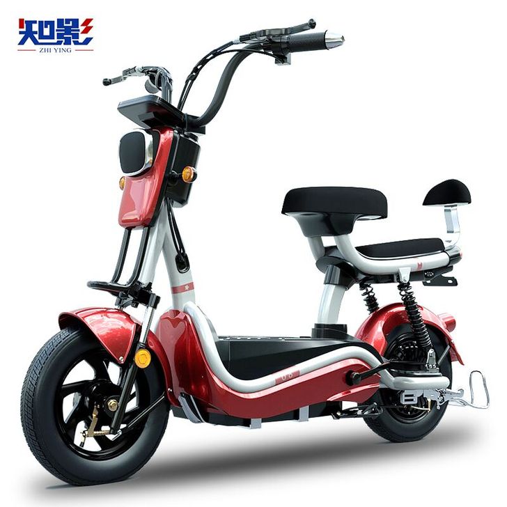 知影3C新国标电动车成人电瓶车48v电动自...