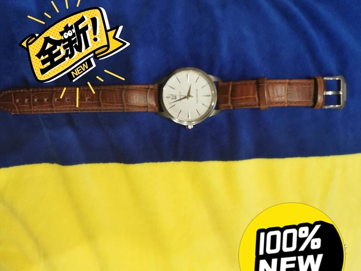 男士罗西尼机械表（皮带款），全新，无包装盒...