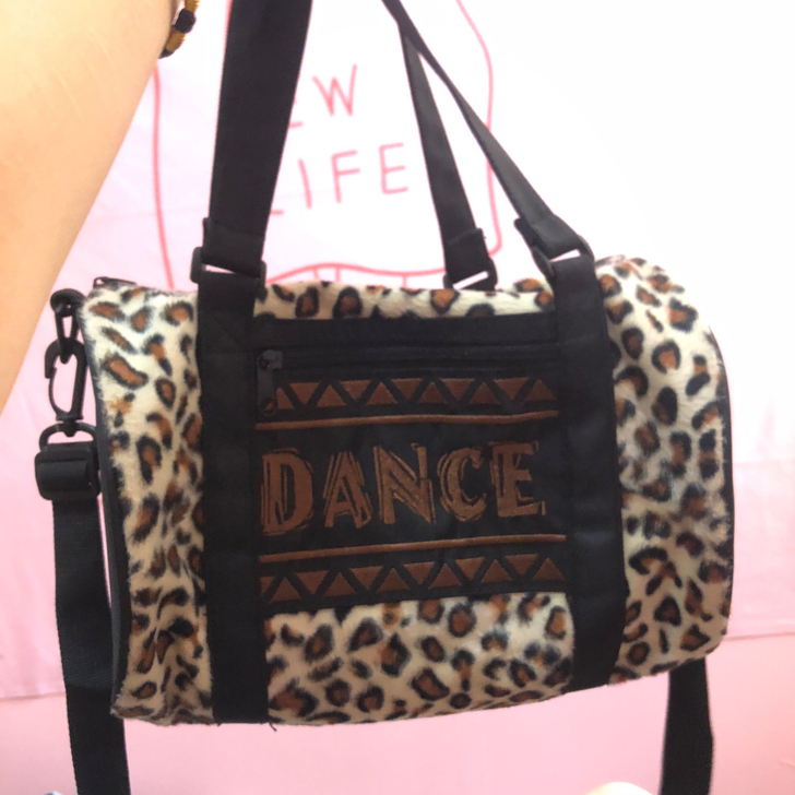 全新豹纹挎包 蹦迪包 大容量