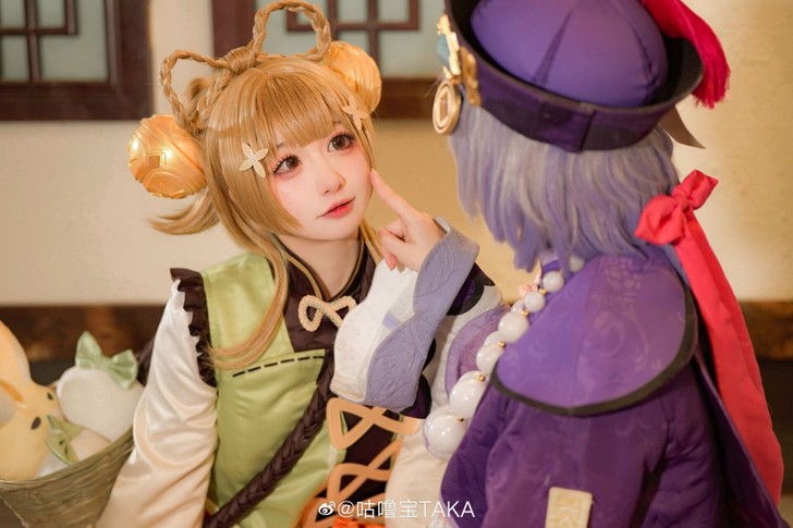 【可直拍】火花动漫原神cos服瑶瑶 七七c...