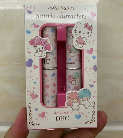 全新DHC橄榄油润唇膏两件套.日本DHC蝶...