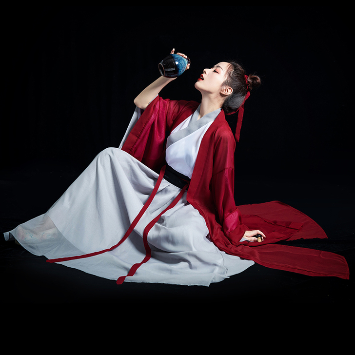 【狂欢价】汉服女侠客中国风原创交领飘逸魏晋...