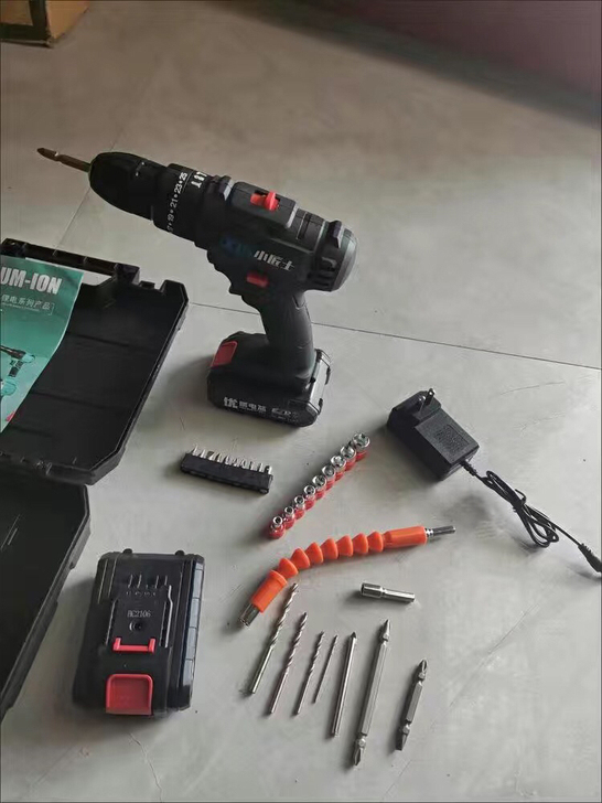 【工程完工亏本转让品牌电钻#德国充电钻双速...