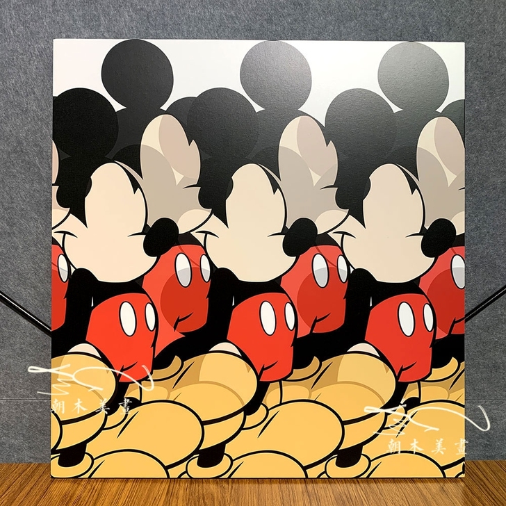 JerkFace幻影米奇版画波普风格装饰画...