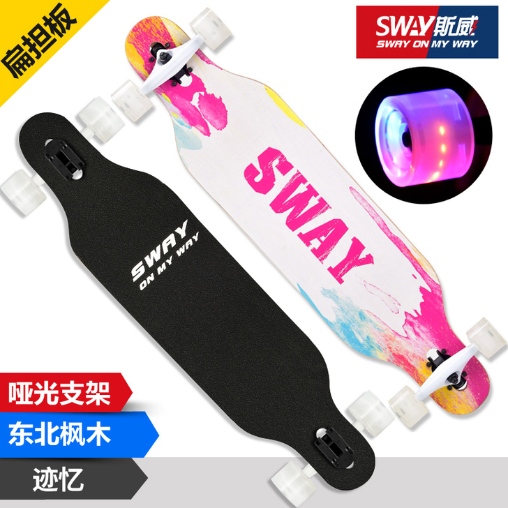 SWAY/斯威 滑板  总共滑过三次，看轮...