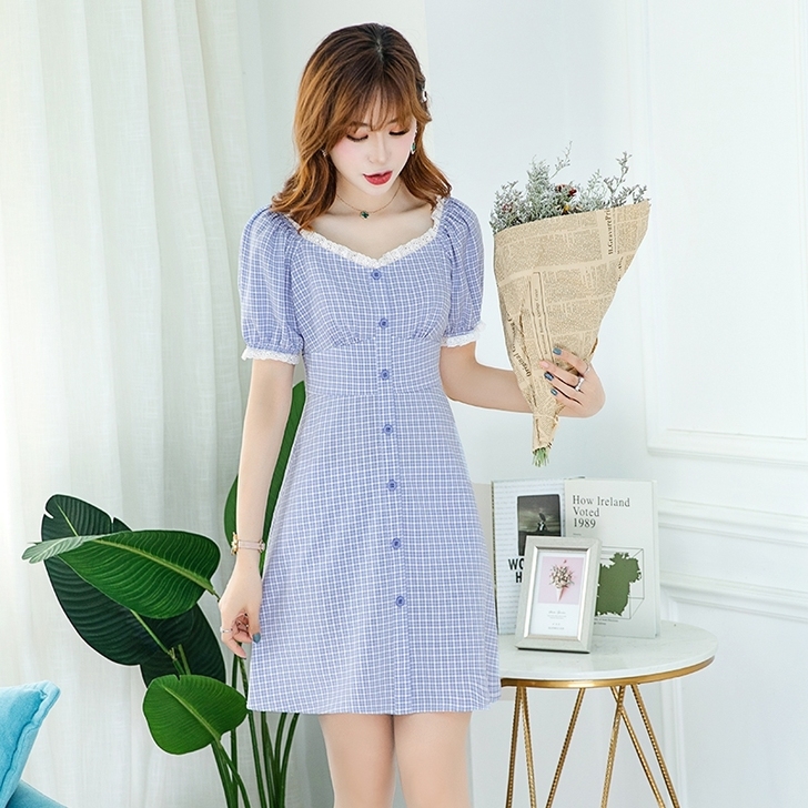 【出/换】裙子香风气质2021夏季新款收腰...