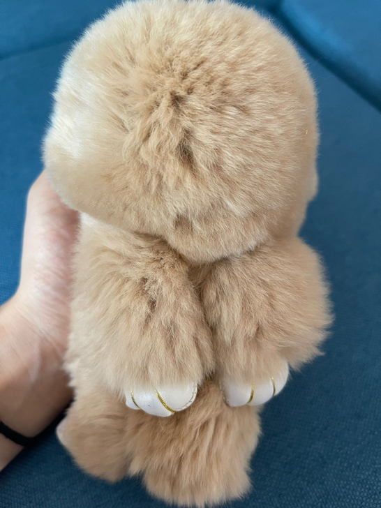 哥本哈根毛绒装死兔充电宝，正品，手感柔软，...