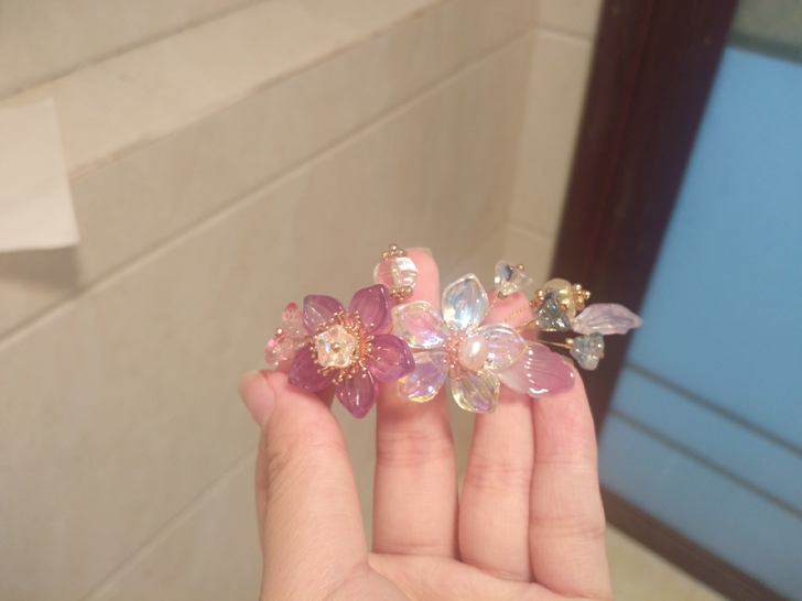 〔琉璃玉簪花〕汉服头饰