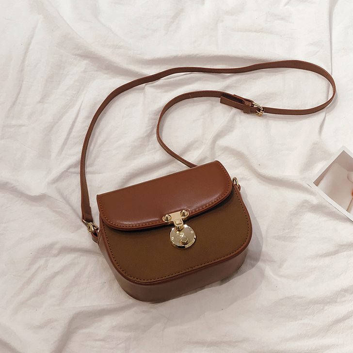 复古斜挎包 女包包2020新款潮时尚马鞍包...