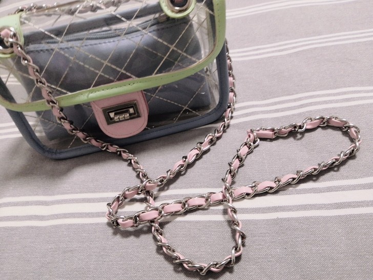 金属链条果冻包包