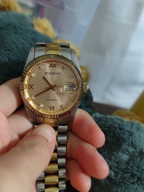rossini罗西尼镶钻男士手表腕表机械表...