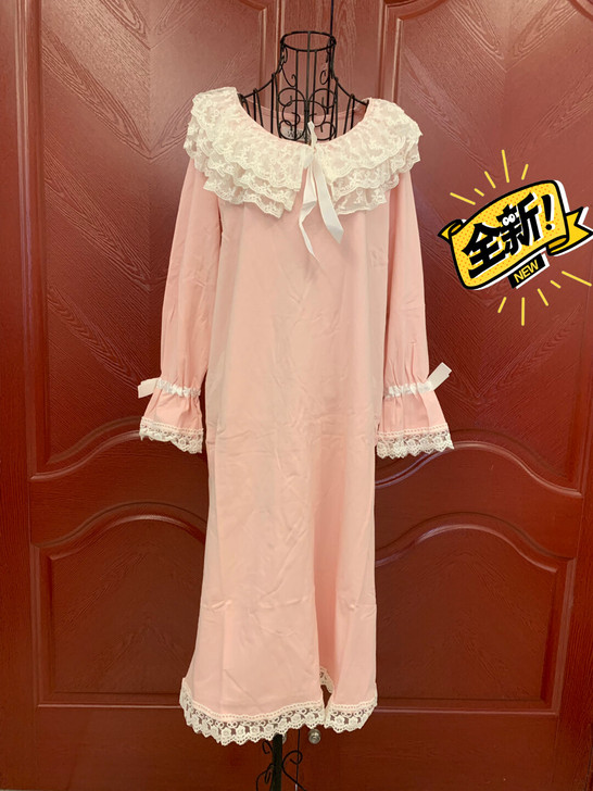 全新纯棉睡裙，质地非常好，长款，到小腿下，...