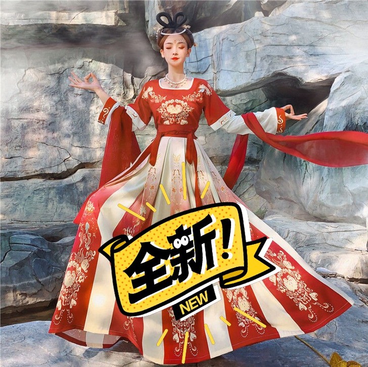 全新半臂传统汉服女襦裙