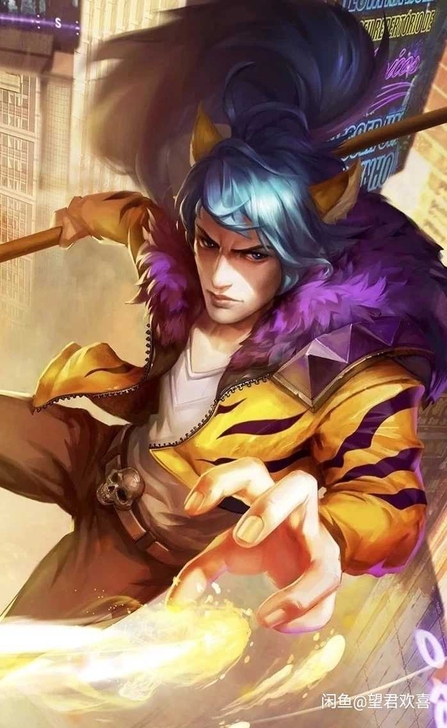 q区韩信史诗皮肤，街头霸王