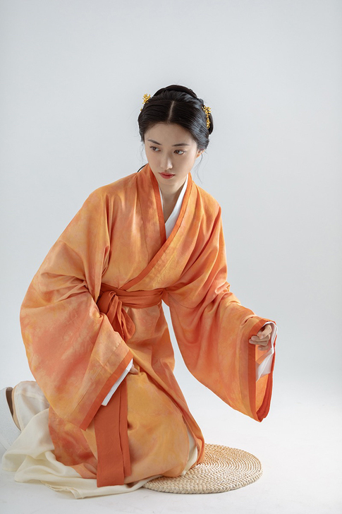 「汉服出租」乔织-西汉系列-落霞襌衣马王堆...
