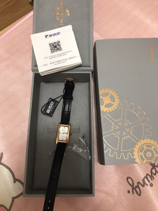 罗西尼官方旗舰店手表女正品简约气质小方表复...