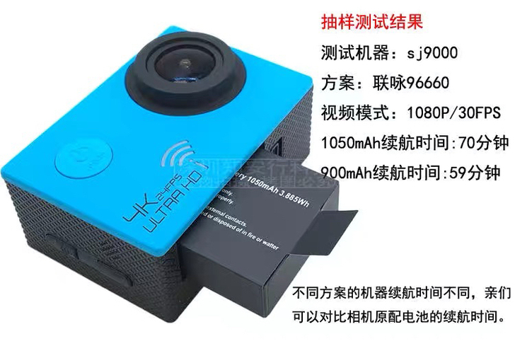 适用山狗Sjcam SJ4000电池A8 ...