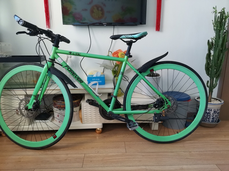 上海永久赛车自行车，便宜卖了，前后轴中轴都...
